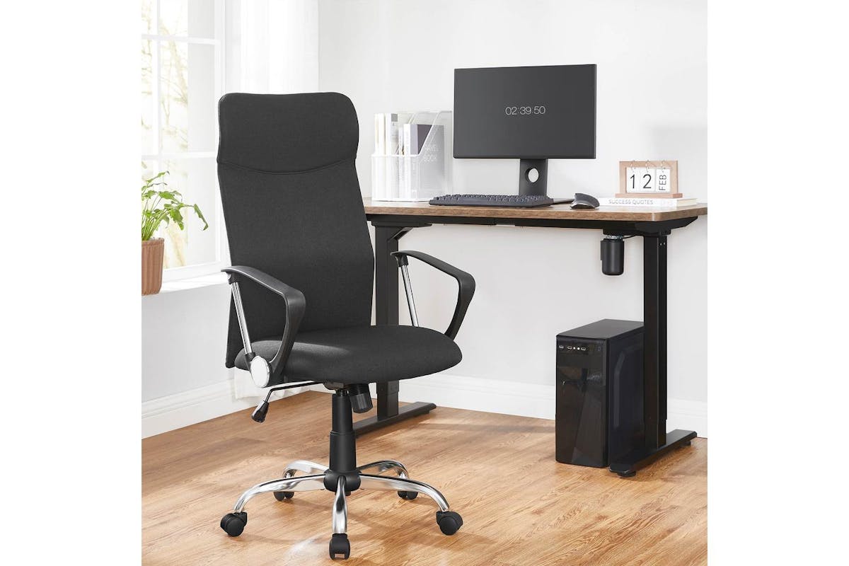Office Chair | Office Chair | Steel And Polyester | Adjustable Height-3