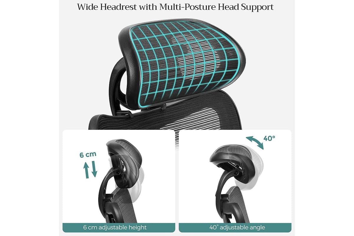 Office Chair | Office Chair | Polyester Fabric | Adjustable Height-4