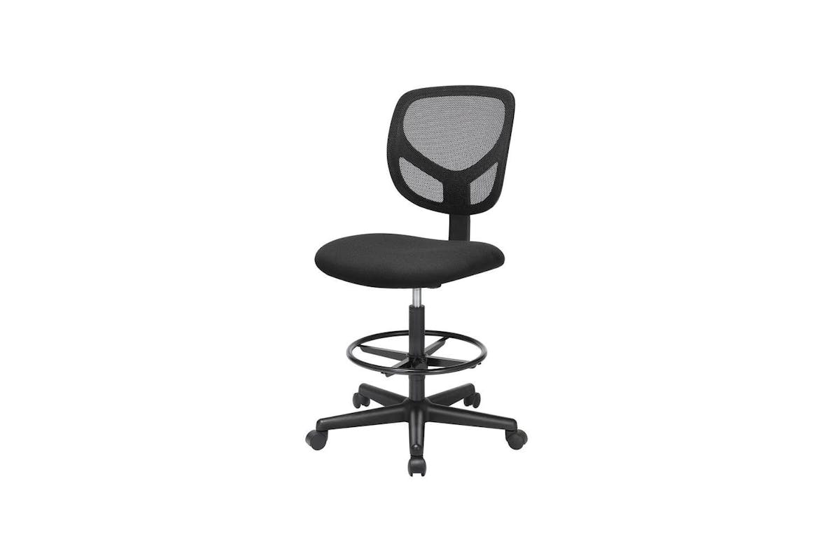 Drafting Chair | Office Chair | Mesh & Nylon | Adjustable Height-2
