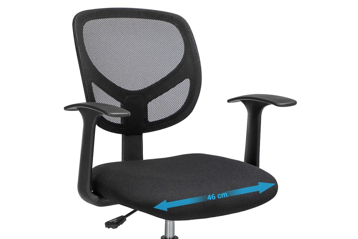 Drafting Chair | Office Chair | Mesh & Nylon | Adjustable Height-5