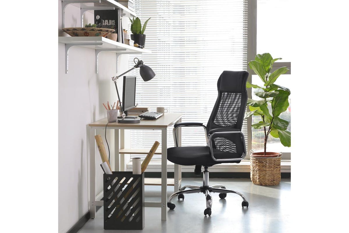 Office Chair | Office Chair | Sponge Nylon Steel | 60 X 53 X (113-123) Cm-3