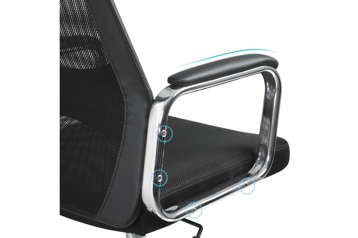 Office Chair | Office Chair | Sponge Nylon Steel | 60 X 53 X (113-123) Cm-6