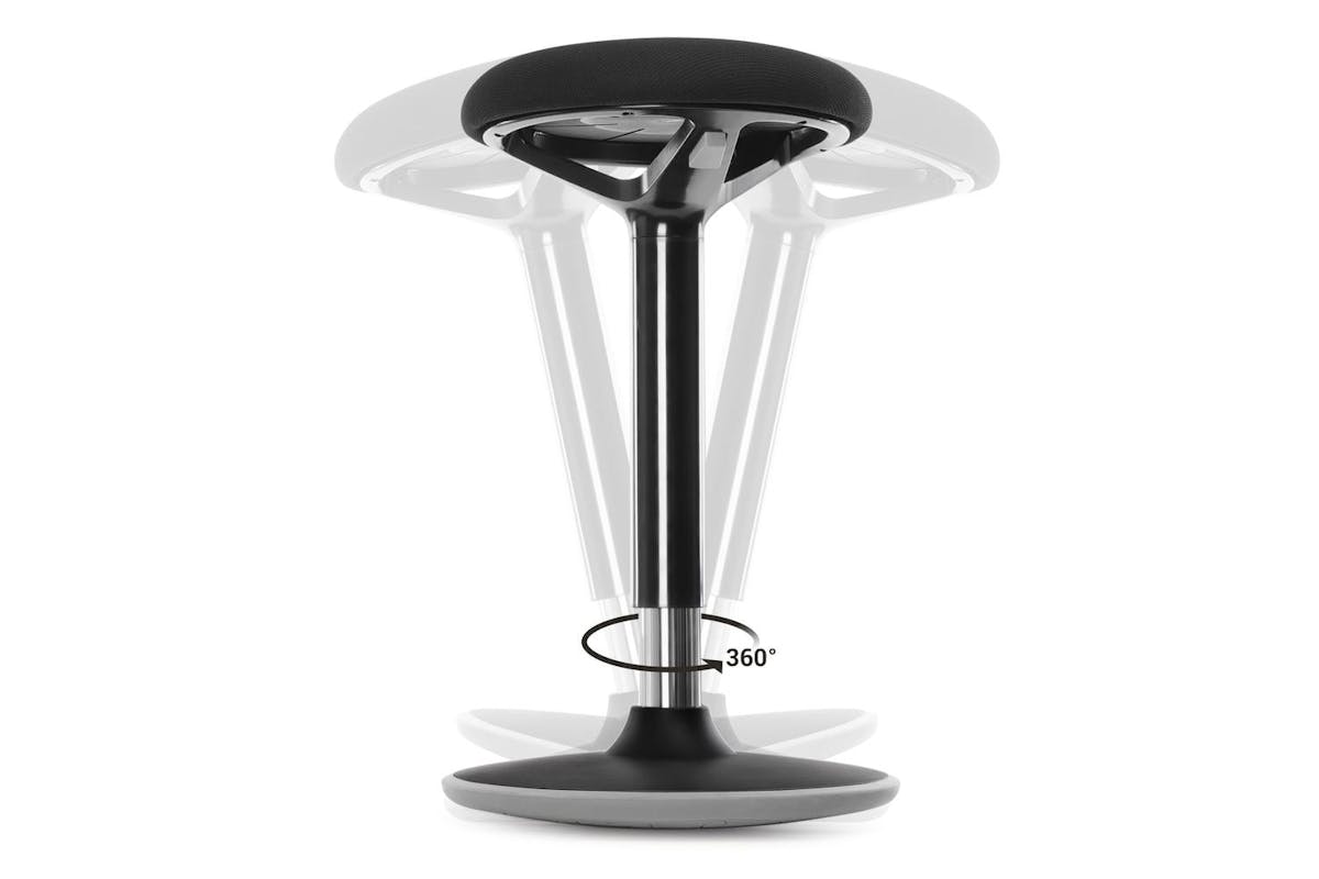 Standing Chair | Office Chair | Polyester, Foam, Aluminum, Steel, Plastic, Tpr | Adjustable Height-5