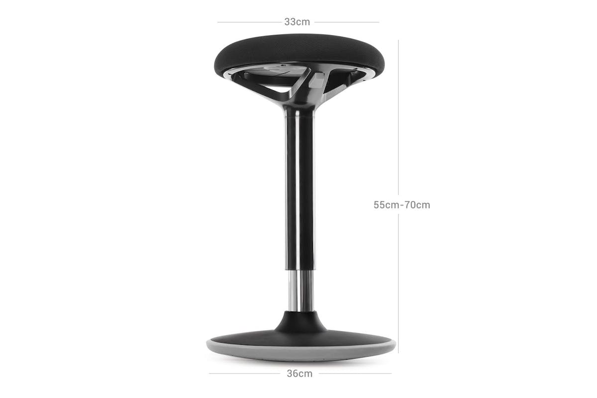Standing Chair | Office Chair | Polyester, Foam, Aluminum, Steel, Plastic, Tpr | Adjustable Height-6