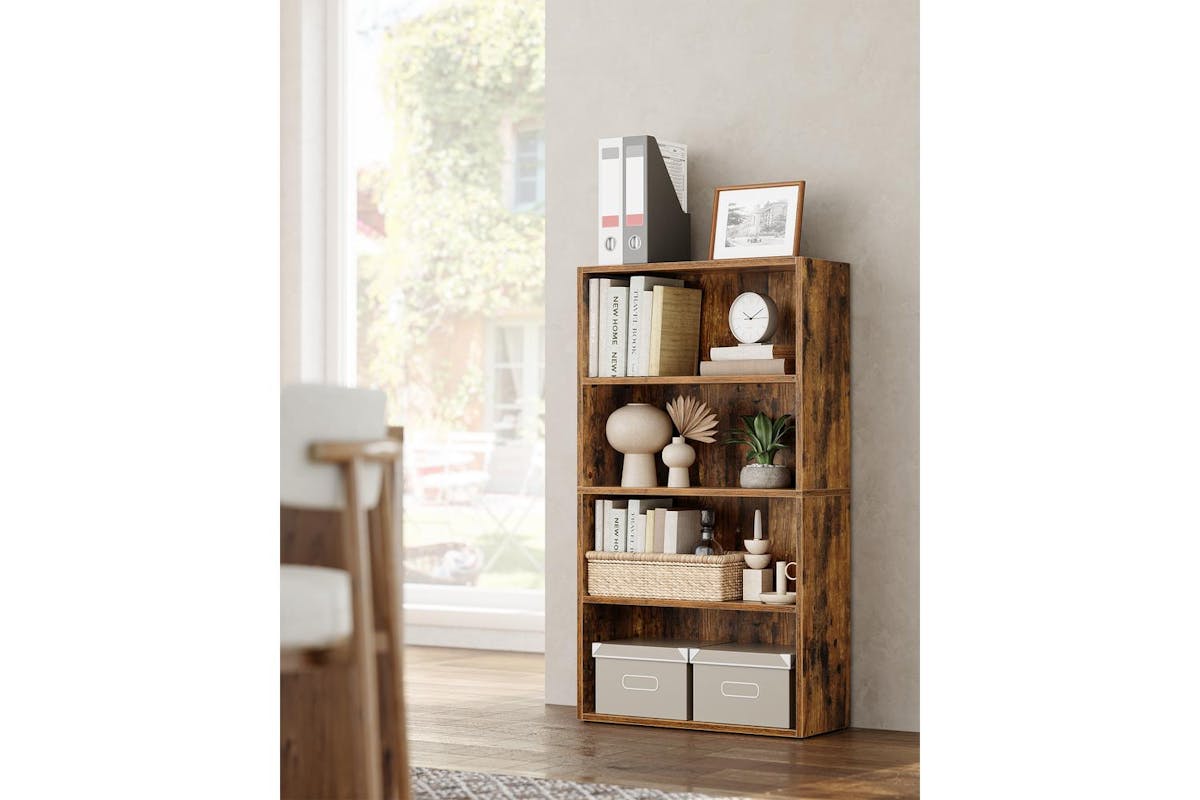 Vasagle Bookcase | Open Storage | Particleboard | 24 X 60 X 107.7 Cm-3