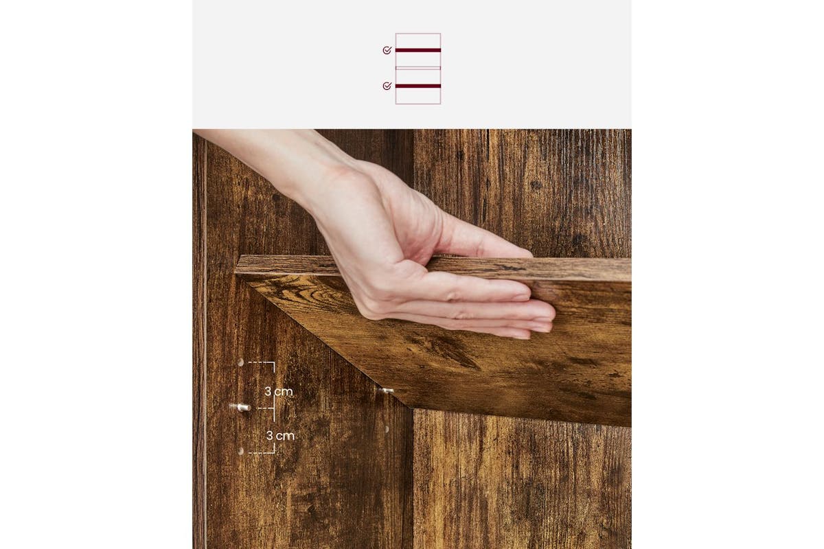 Vasagle Bookcase | Open Storage | Particleboard | 24 X 60 X 107.7 Cm-6