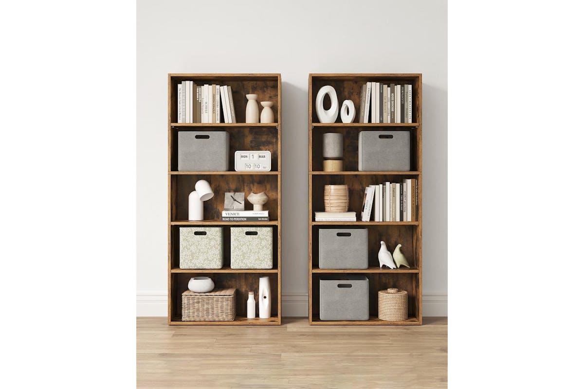 Vasagle Bookcase | Open Storage Shelf | Particleboard | 134.2 Cm-4