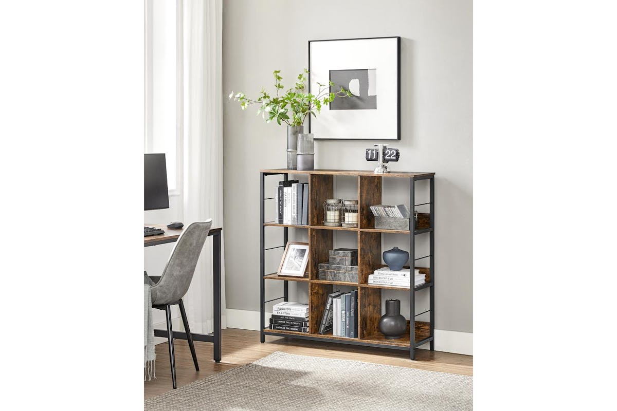 Bookcase | Bookcase | Particleboard And Steel | 100 X 30 X 103.1 Cm-3