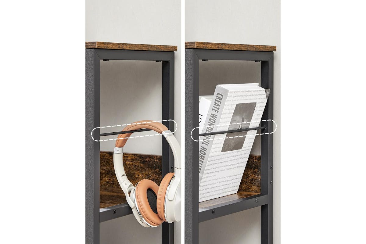 Bookcase | Bookcase | Particleboard And Steel | 100 X 30 X 103.1 Cm-4