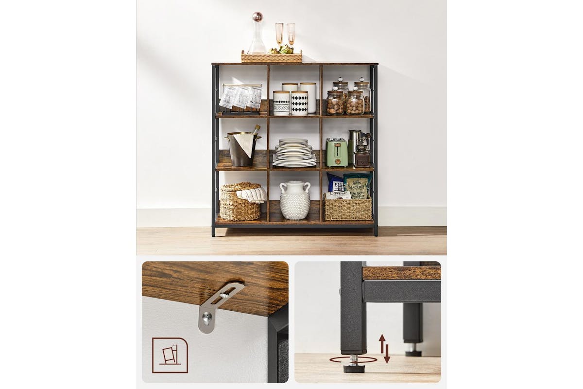 Bookcase | Bookcase | Particleboard And Steel | 100 X 30 X 103.1 Cm-5