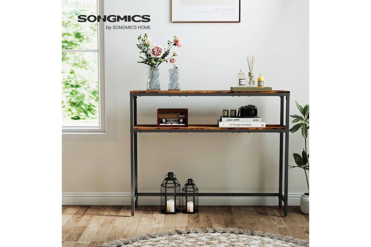 Console Table | Console Table | Chipboard And Steel | 100cm-4