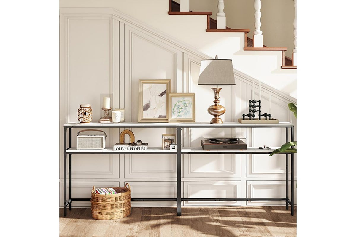 Console Table | Console Table | Chipboard And Steel | 120cm-8
