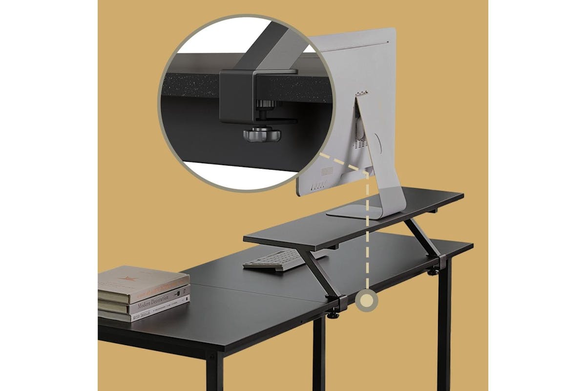 Vasagle Corner Office Desk | Black-5