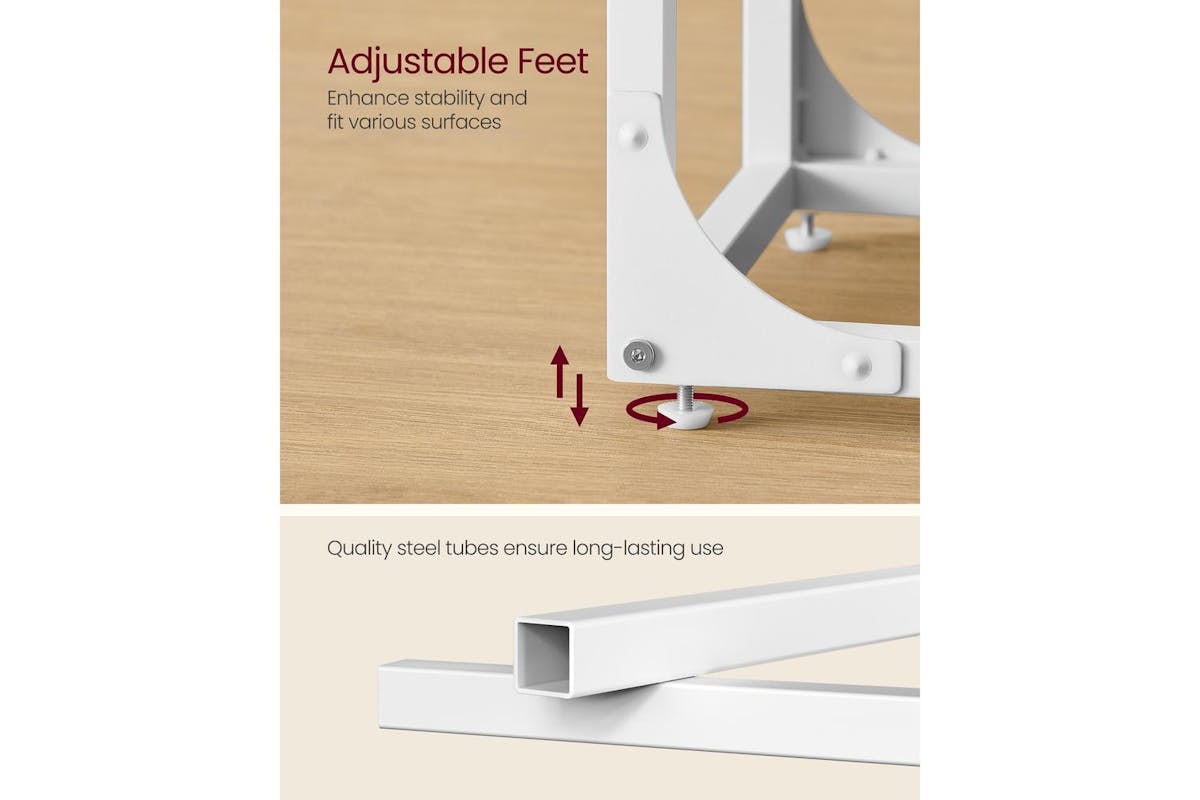 End Table | Side Table | Steel And Particle Board | 62 Cm-6