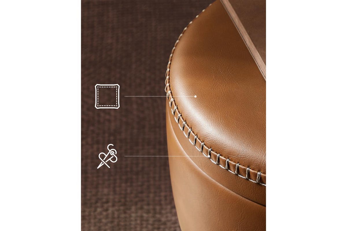 Vasagle Bar Stool | Pu Leather | Adjustable Height-4