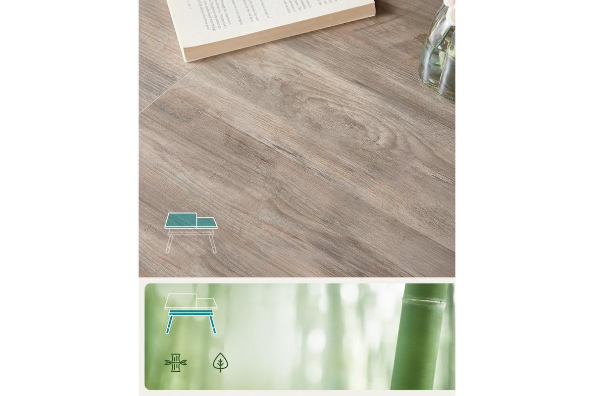 Laptop Desk | Laptop Table | Bamboo & Particle Board | 21.5 X 13.75 Inch-6