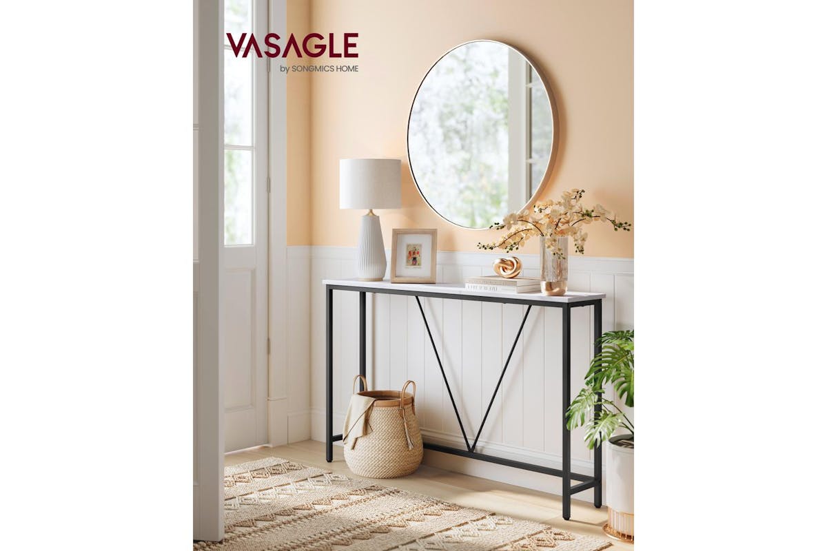 Console Sofa Table | Console Table | Particleboard And Steel | 120cm-2