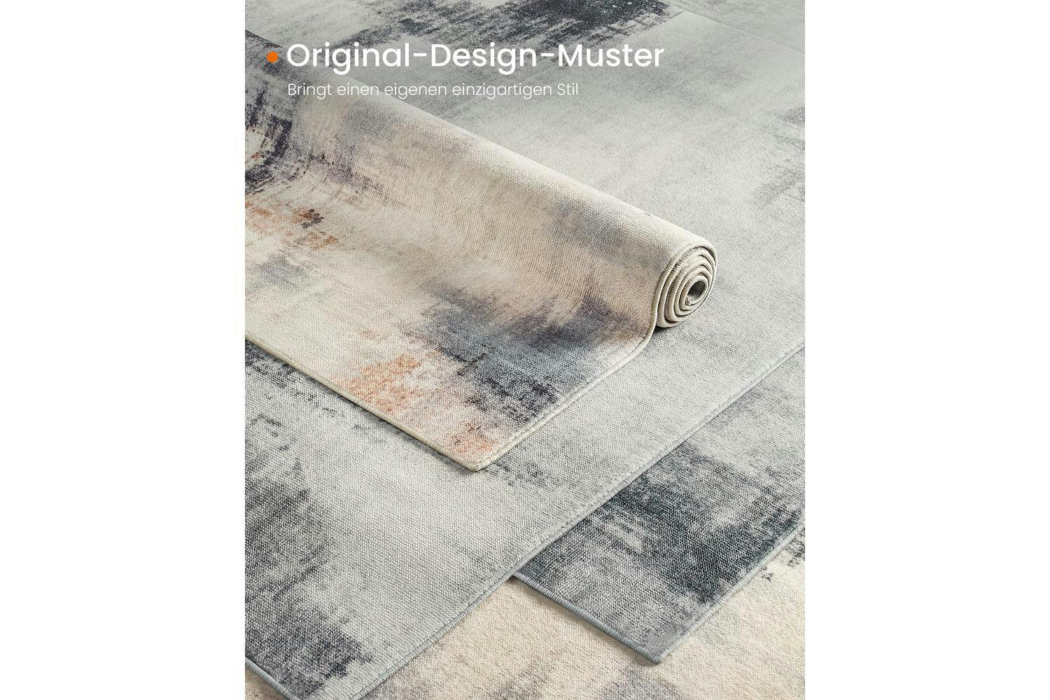 Songmics | Modern Abstract Rug | Multicolour | 90 x 150 cm-6