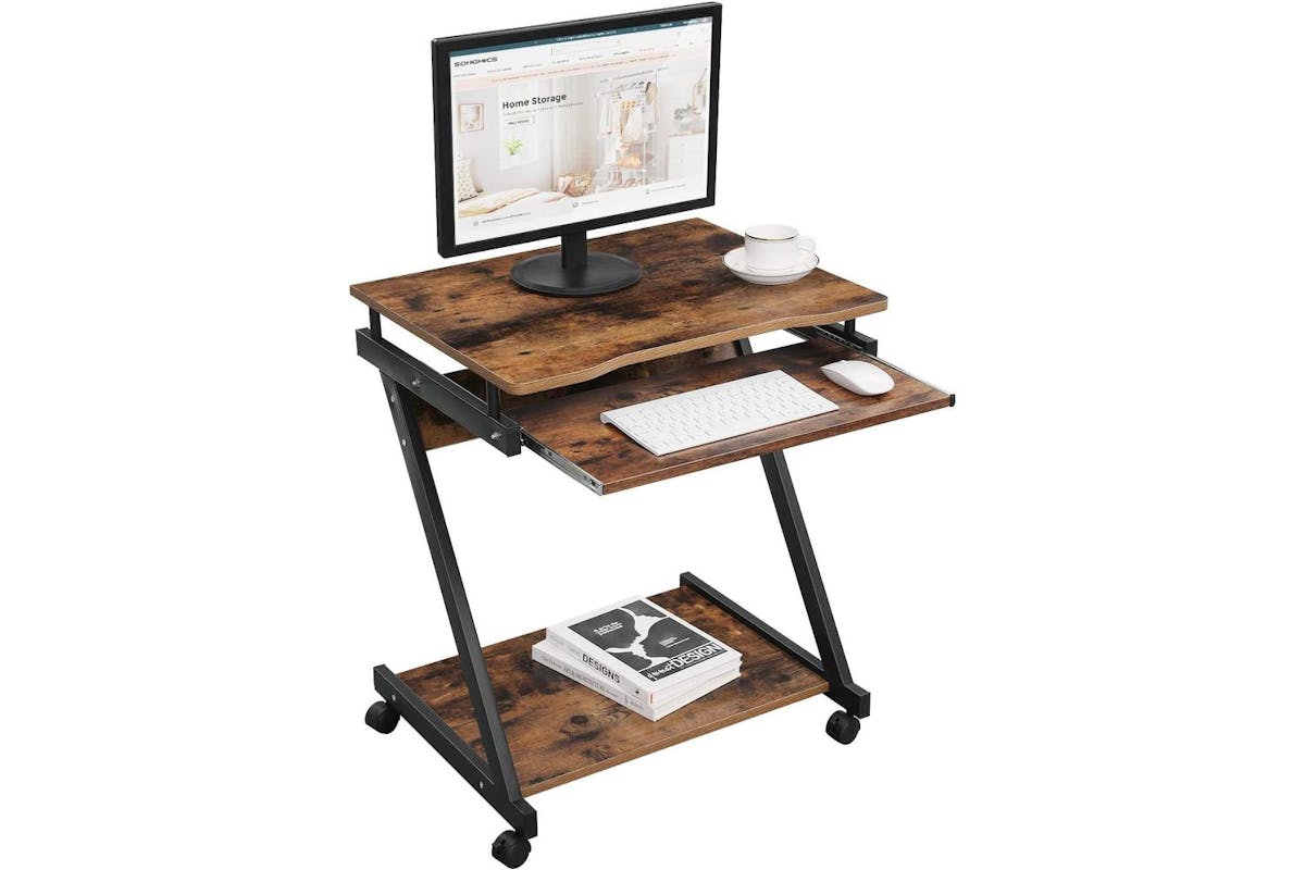 Computer Desk | Home Office Desk | Steel And Chipboard | 60 X 48 Cm-5