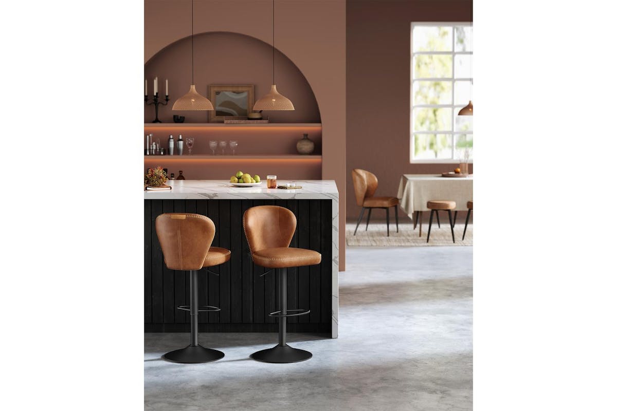 Vasagle Bar Stools | Pu Leather | Adjustable Height-6