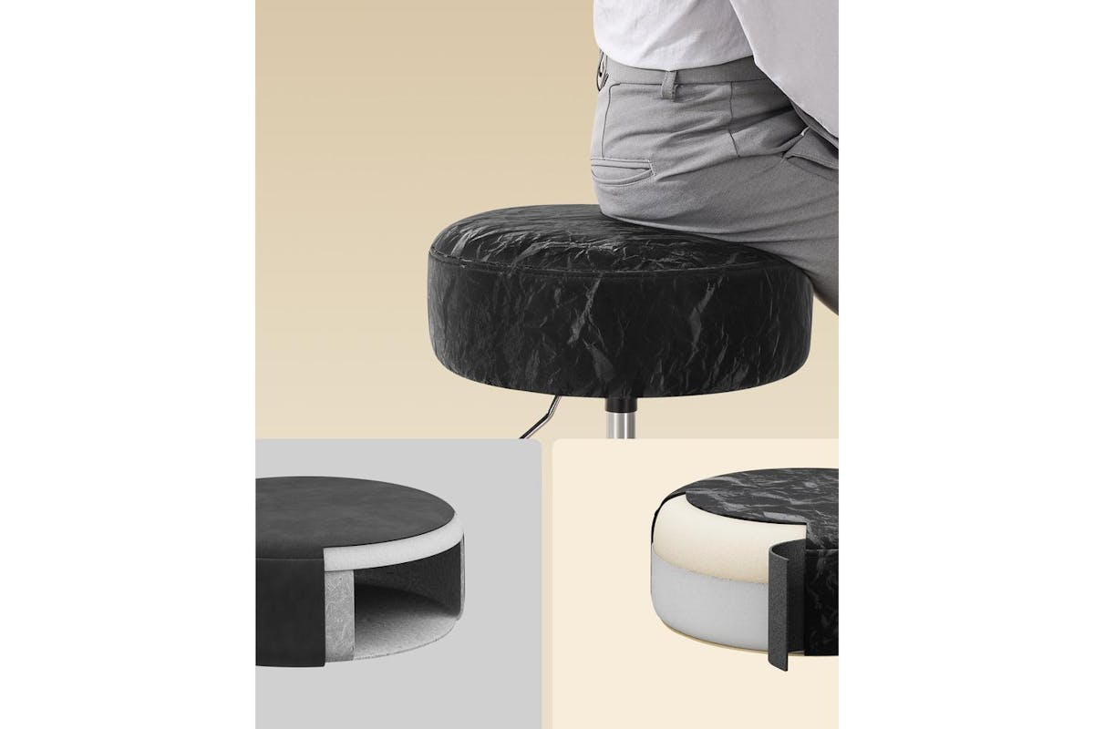 Vasagle Bar Stool | Pu Upholstery | Adjustable Height-3
