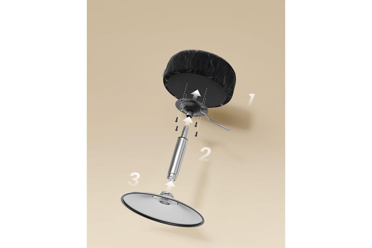 Vasagle Bar Stool | Pu Upholstery | Adjustable Height-6