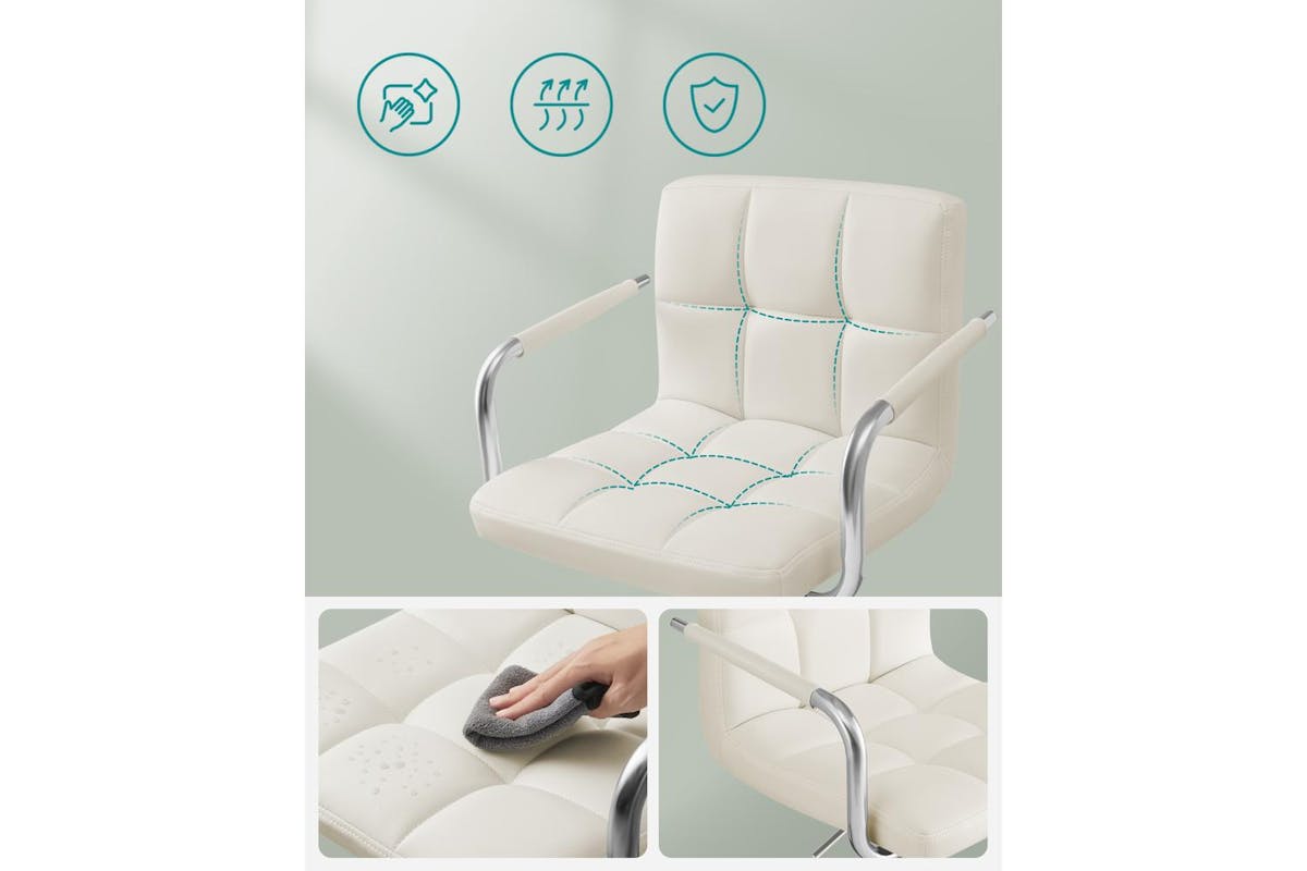 Bar Chair | Bar Stool | Synthetic Leather | Adjustable Height-3