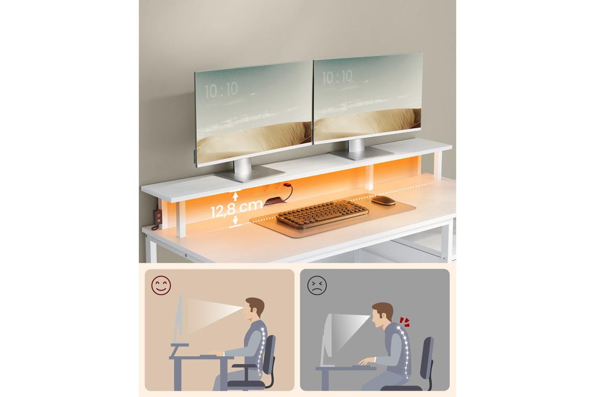 Computer Desk | Home Office Desk | Steel Frame | Standard Size-6