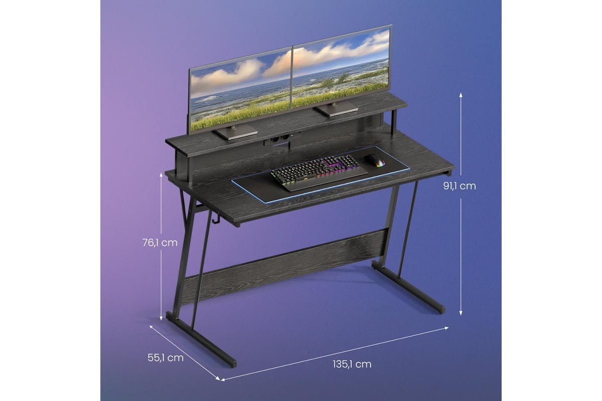 Computer Desk | Computer Desk | Steel Frame | Standard Size-3