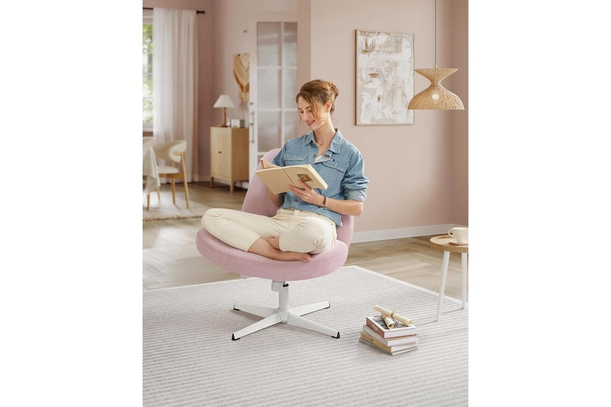 Office Chair | Office Chair | Cotton-linen Fabric | Extra Wide Seat-2