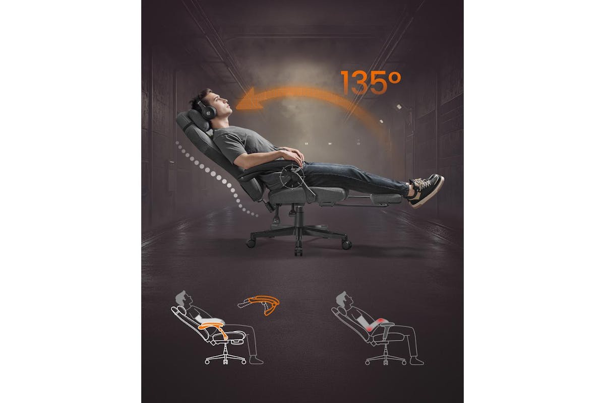 Gaming Chair | Office Chair | Cotton-linen Surface | Adjustable-4