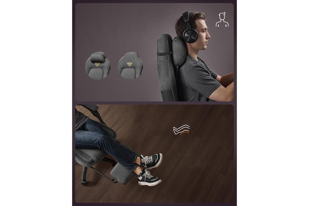 Gaming Chair | Office Chair | Cotton-linen Surface | Adjustable-5