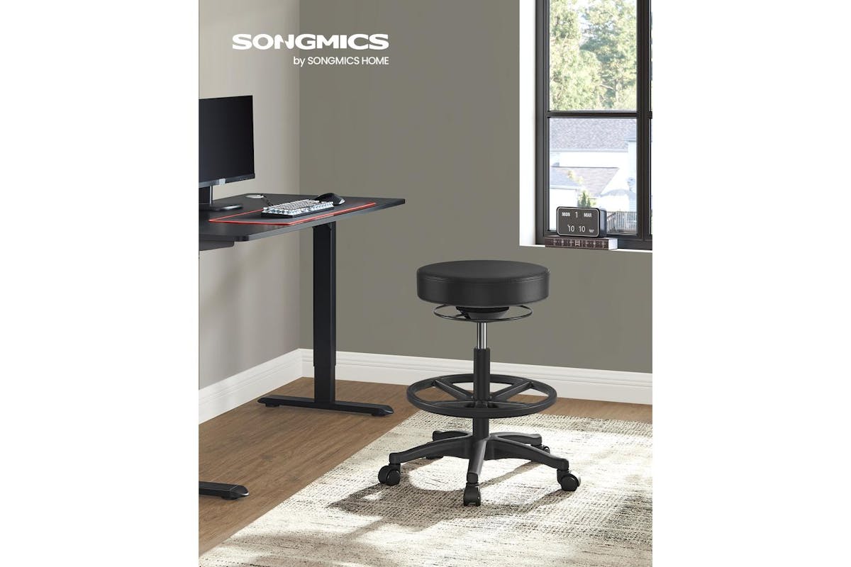 Standing Chair | Office Chair | Pu Upholstery | Adjustable Height-2