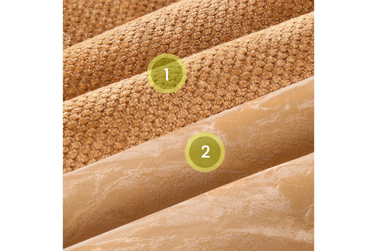 Dining Chairs | Dining Chair | Chenille Fabric And Pu | Standard Size-7