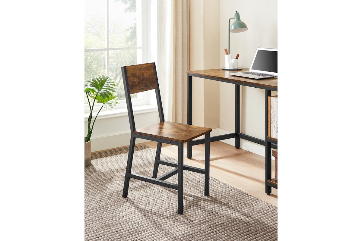 Dining Chairs | Dining Chair | Steel And Wood | Set Of 4-3