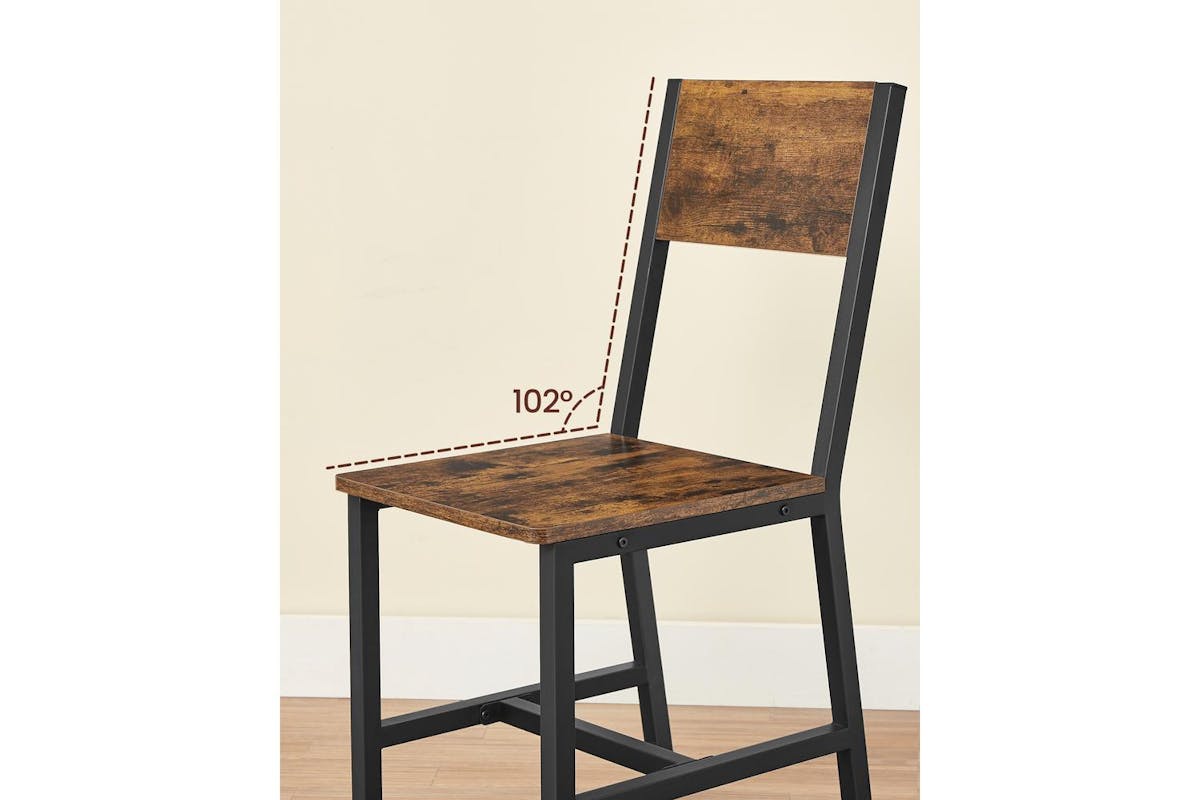 Dining Chairs | Dining Chair | Steel And Wood | Set Of 4-5
