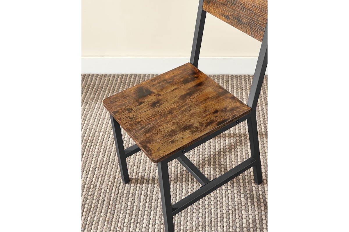 Dining Chairs | Dining Chair | Steel And Wood | Set Of 4-6