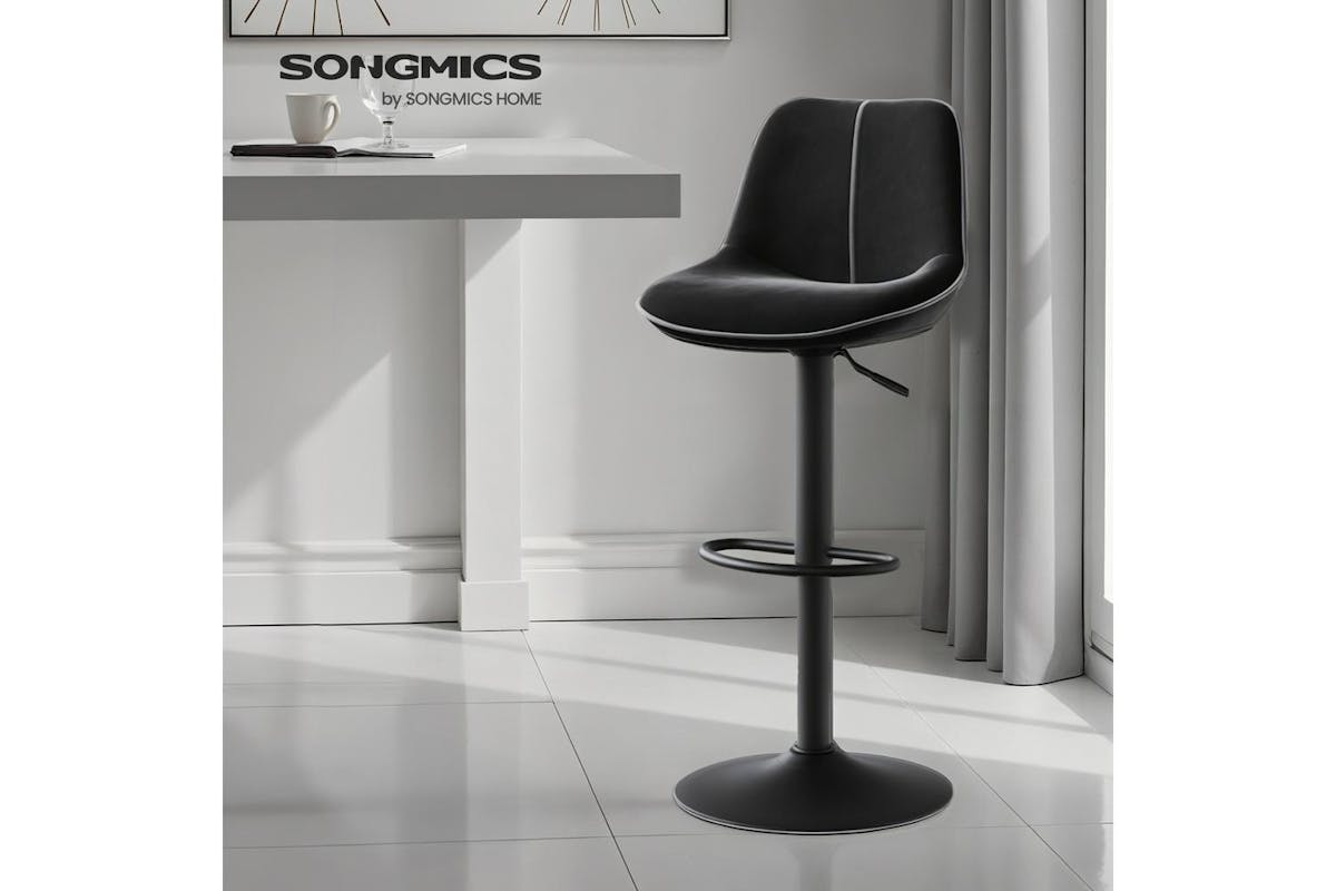 Vasagle Bar Stools | Adjustable Height | Set Of Two-4