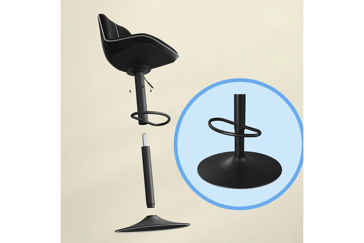 Vasagle Bar Stools | Adjustable Height | Set Of Two-5