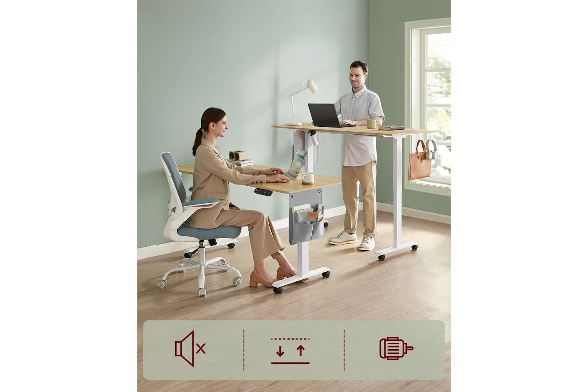 Vasagle Standing Desk | Height Adjustable | Steel Frame | 120cm-3