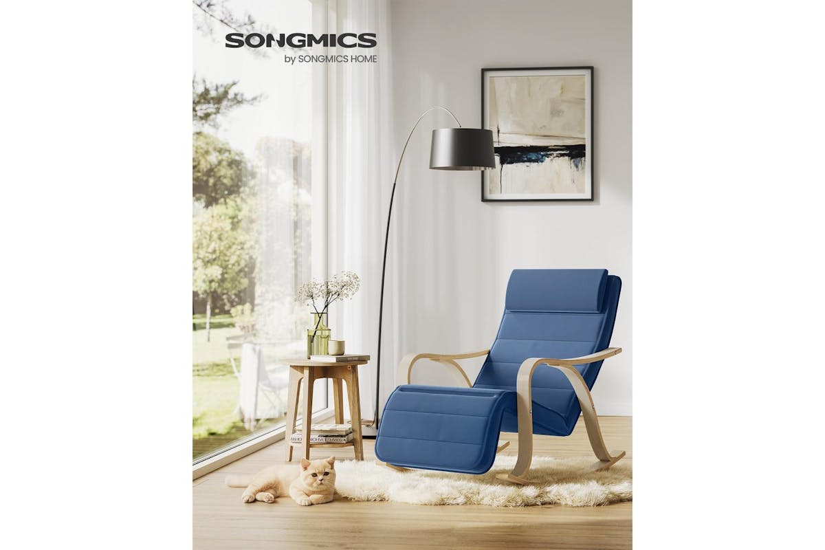 Bentwood Chair | Rocking Chair | Birch Wood | Adjustable Footrest-2
