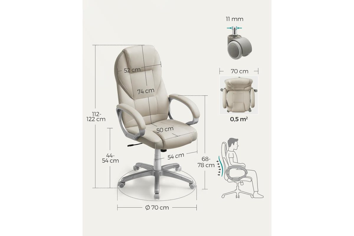 Office Chair | Office Chair | Fabric | Adjustable-3