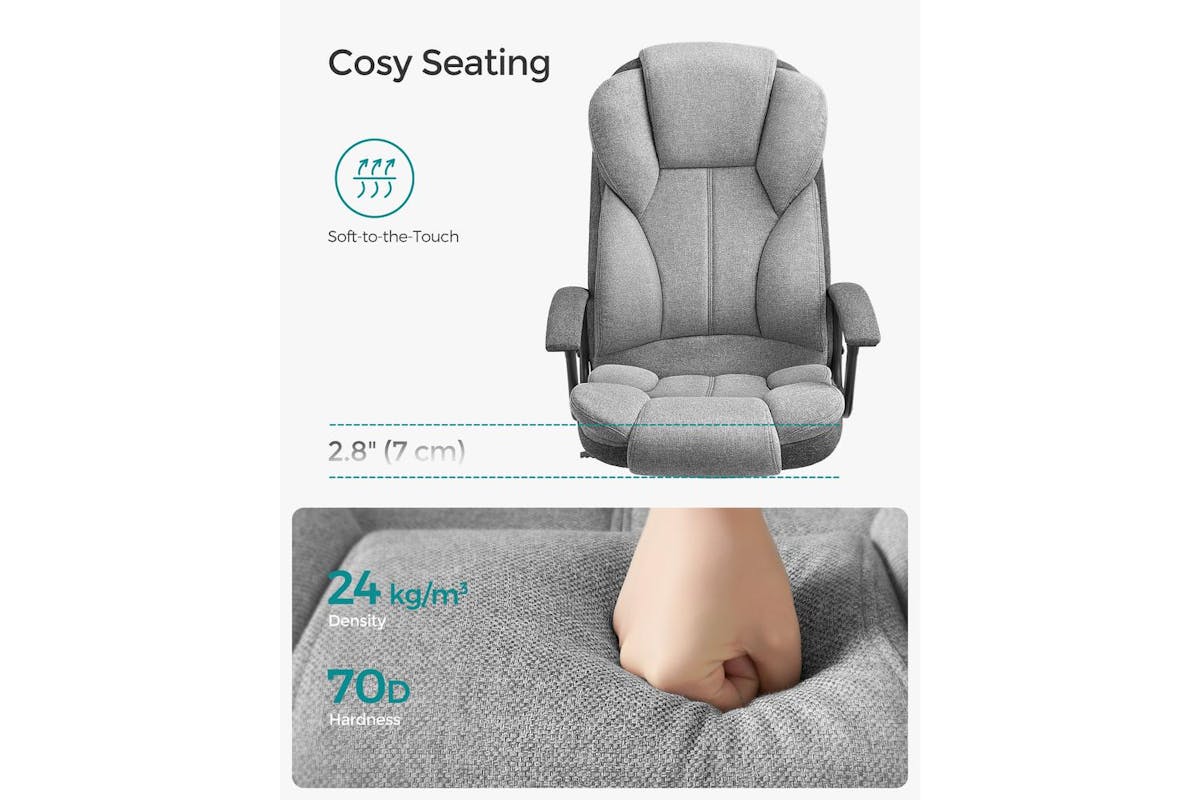 Office Chair | Office Chair | Pu Leather | Adjustable Height-4