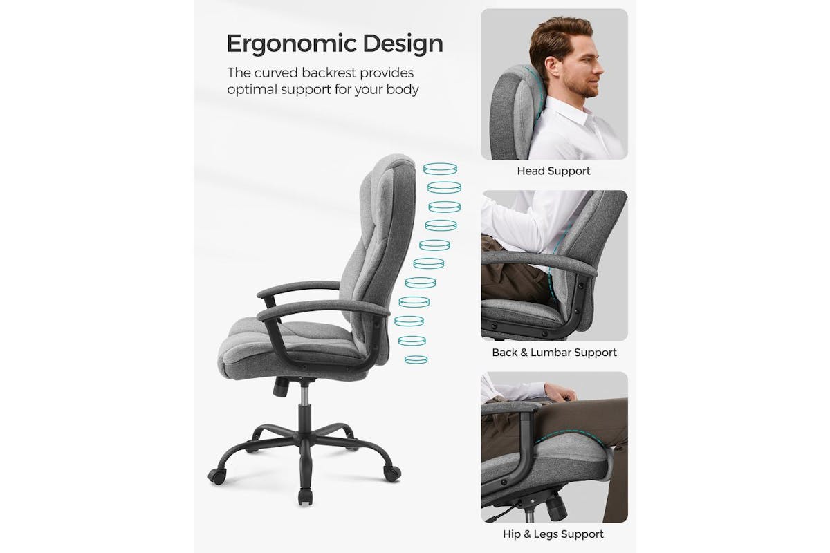 Office Chair | Office Chair | Pu Leather | Adjustable Height-5