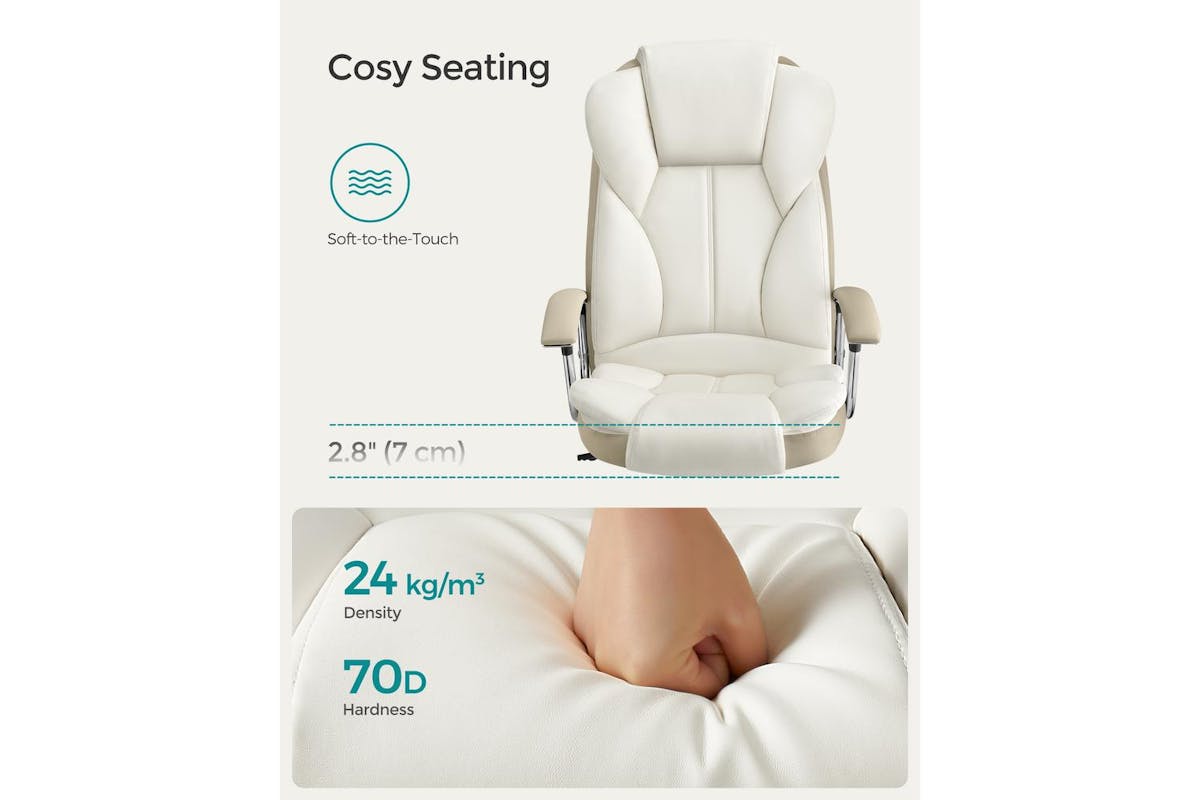 Office Chair | Office Chair | Pu Leather | Adjustable Height-4