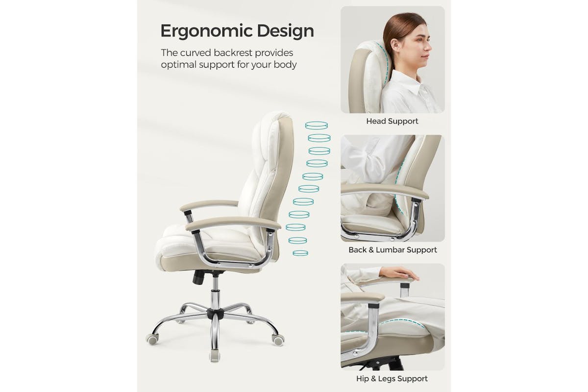Office Chair | Office Chair | Pu Leather | Adjustable Height-5