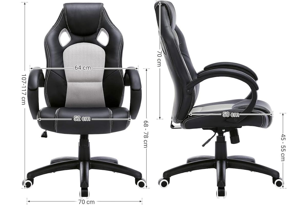 Office Chair | Office Chair | Pu Leather | Adjustable Height-3