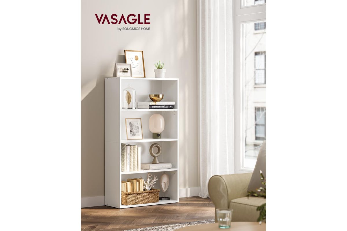 Vasagle Bookcase | Open Storage | Particleboard | 24 X 60 X 107.7 Cm-2