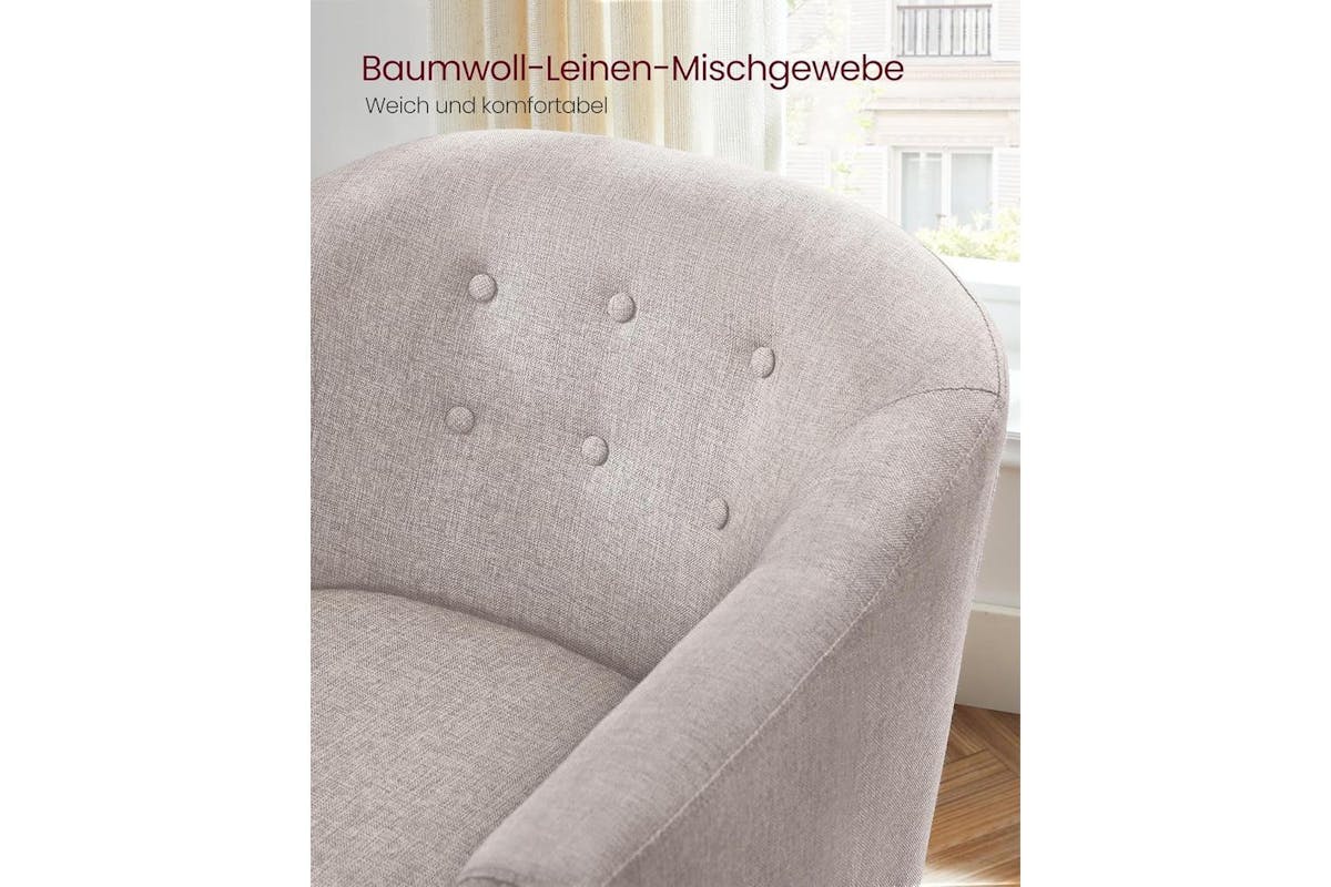 Lounge Chair | Armchair | Fabric | Standard Size-5