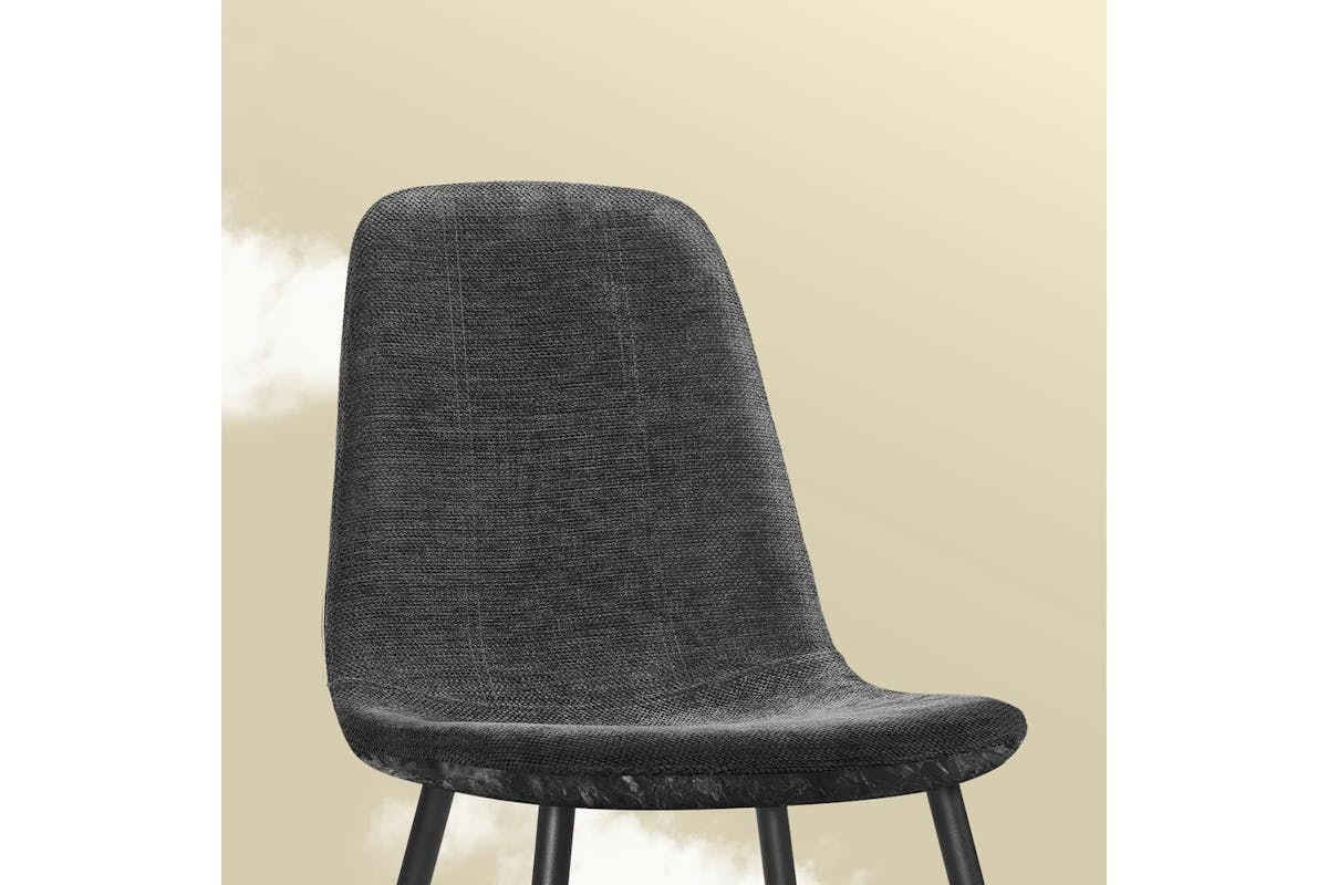 Dining Chairs | Dining Chair | Chenille Fabric And Pu | Standard Size-8